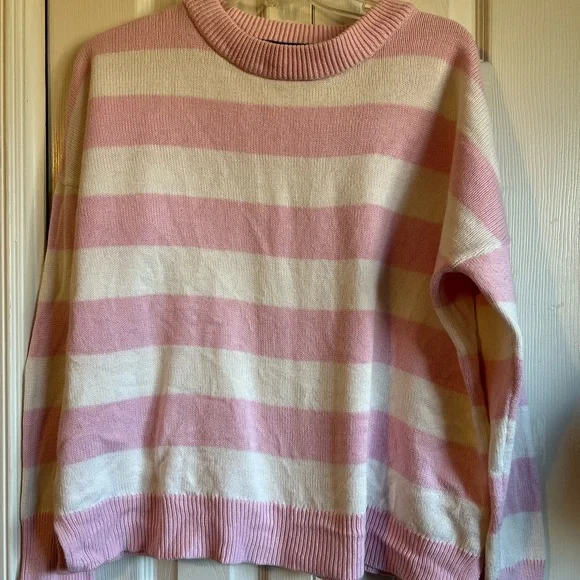 Vineyard Vines striped Open Knit Crewneck Sweater - Picture 5 of 8